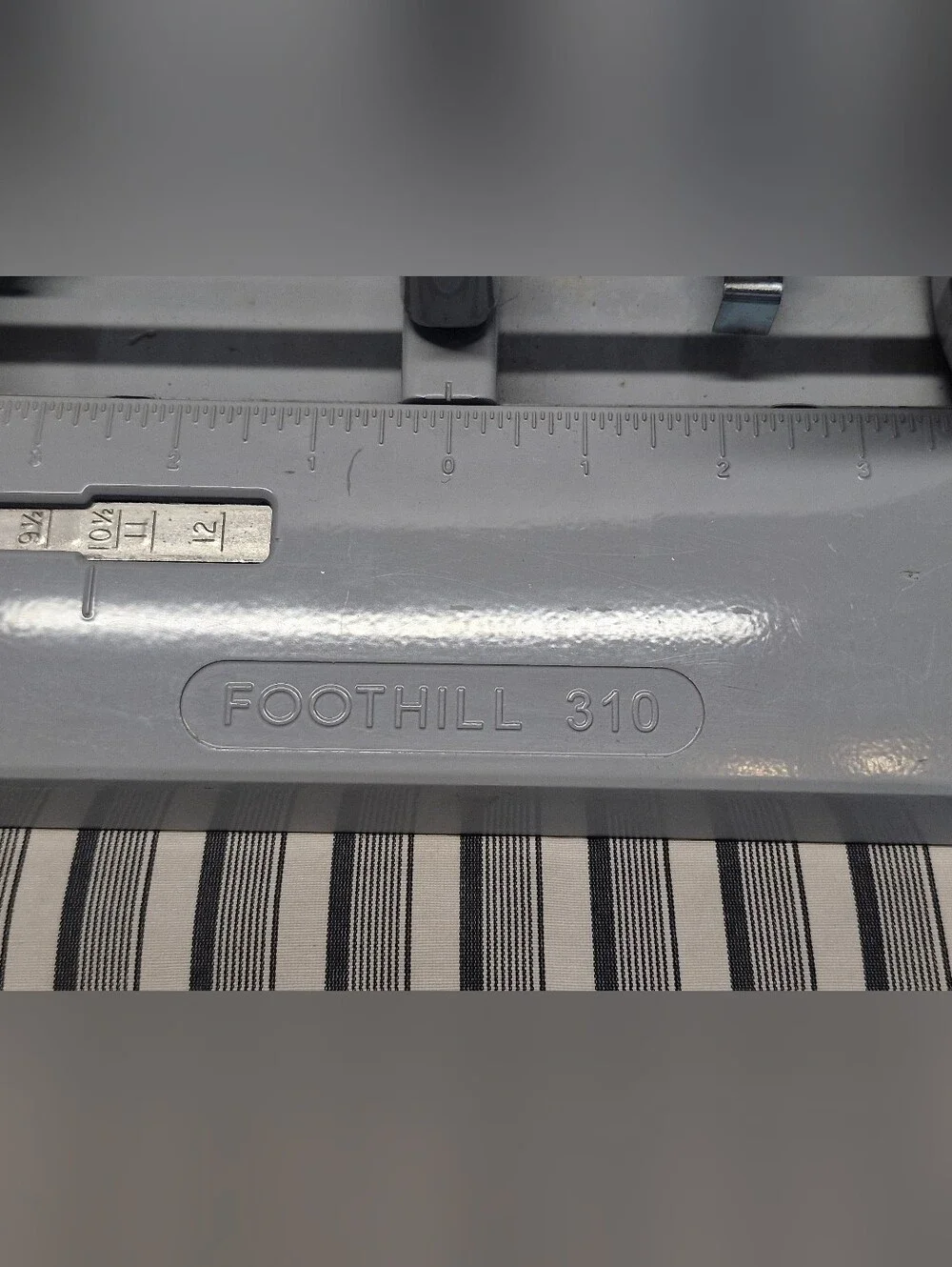 Foothill 310 Adjustable 3 Hole Paper Punch Heavy Duty Made In USA Office Binder